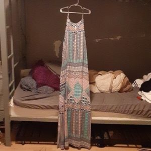 Multi colored long dress